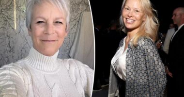 Jamie Lee Curtis honors Pamela Anderson with barefaced selfie