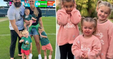 Jason Kelce’s wife, Kylie, pregnant with baby girl No. 4