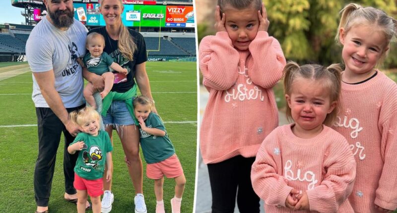 Jason Kelce’s wife, Kylie, pregnant with baby girl No. 4