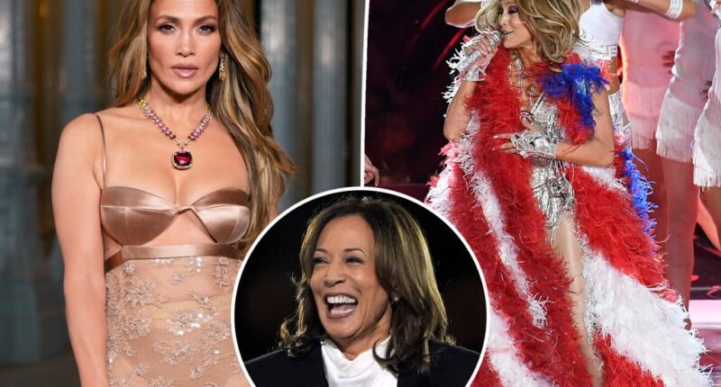 Jennifer Lopez defends Puerto Ricans at Kamala Harris rally in Las Vegas