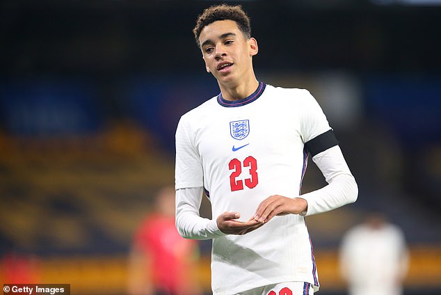 German-born Jamal Musiala played for England in the U15, U16, U17 and U21 age groups