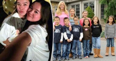 Jon and Kate Gosselin's daughters Hannah and Leah reunite