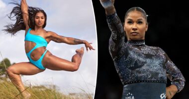 Jordan Chiles joins fellow athletes in Sports Illustrated Swimsuit Issue 2025