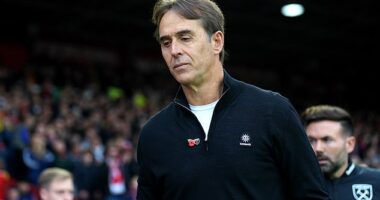 Julen Lopetegui has come under pressure after West Ham's poor start to the 2023-24 season