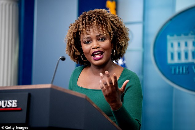 'Good for her,' White House Press Secretary Karine Jean-Pierre said when pressed about Vice President Kamala Harris going on vacation in Hawaii
