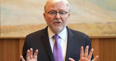 In a video message on Wednesday, Rudd said he was ready to work with Trump