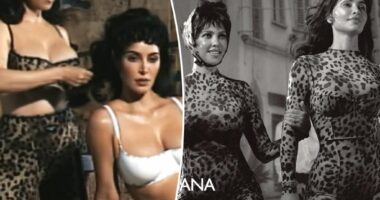 Kim Kardashian taps Kourtney for Skims x Dolce & Gabbana campaign after feud