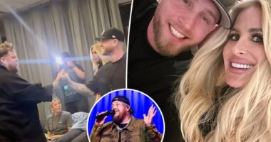 Kim Zolciak, Chet Hanks fuel romance rumors at Jelly Roll concert