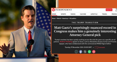 Lefty Paper SHOCKS By Admitting Gaetz is ‘Nuanced’ and ‘Interesting.’