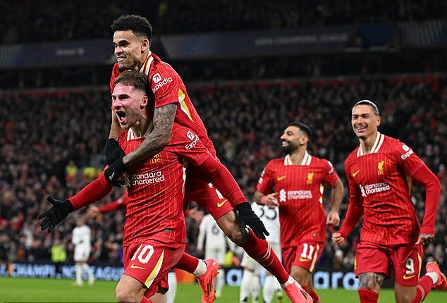 Alexis Mac Allister opened the scoring for the home side in the 57th minute after neat interplay