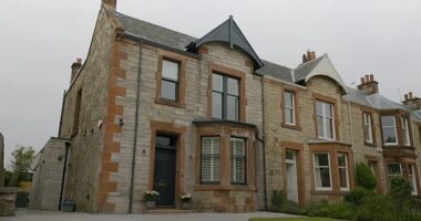 Phil Spencer found the couple a Victorian end terraced 'fixer-upper' two miles west of Stockbridge in Blackhall (pictured after renovation)