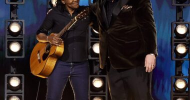 Luke Combs admitted he made a mistake while recording his cover of Fast Car even after the original singer Tracy Chapman pointed it out; pictured February 4 in Los Angeles