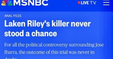 The day after Ibarra's verdict, MSNBC faced widespread backlash after publishing an outrageous op-ed sympathizing with Laken's killer, saying he 'never stood a chance'