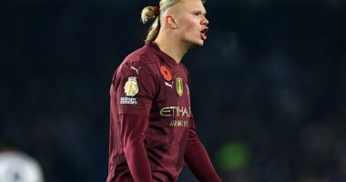 Erling Haaland is in talks with Man City over a new deal worth a whopping £500k per week