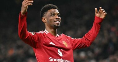 Amad Diallo scored twice for Manchester United as they defeated PAOK 2-0 in the Europa League on Thursday