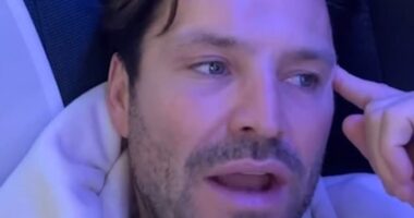 Mark Wright has revealed he was rushed to hospital in Las Vegas after hitting his head and ended up needing more than 30 stitches