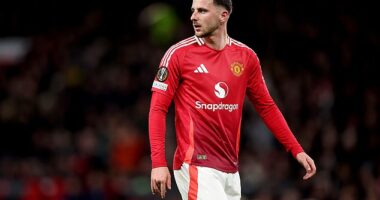 Mason Mount has struggled with injuries since joining Man United from Chelsea for £60m in 2023