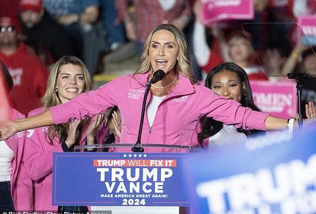 The Hill's Editor-in-Chief, Bob Cusack, predicted that the next of the Trump lineage to run for president will be his daughter-in-law Lara Trump, seen here in early November