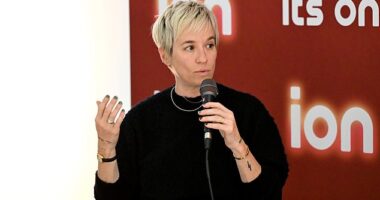 Ex-USWNT captain Megan Rapinoe has defended a soccer star embroiled in gender controversy