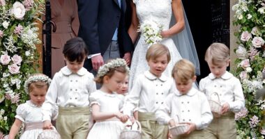 James Matthews and Pippa Middleton leave St Mark's Church on their wedding day in 2017