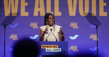 Michelle Obama held a get-out-the-vote event in Atlanta