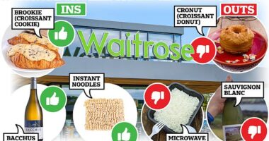 Middle class shoppers are ditching honey and gin for feta brine martinis and pistachios, according to Waitrose