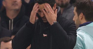 Mikel Arteta faces more injury headaches after his side's 1-1 draw against Chelsea on Sunday