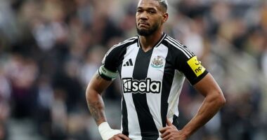 Newcastle star Joelinton's home has been burgled for the second time this calender year