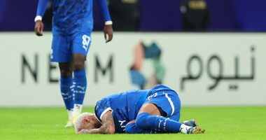 Neymar has suffered another injury blow after seemingly pulling up with cramp on Monday