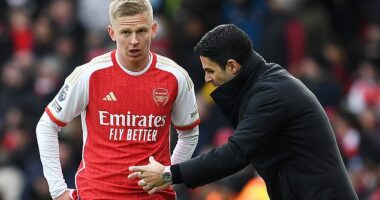 Oleksnadr Zinchenko has revealed yet another bizarre tactic that his boss Mikel Arteta uses