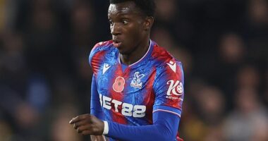 Oliver Glasner has confirmed that he has spoken to Eddie Nketiah (pictured) about how he picked up his hamstring injury