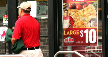 Papa John’s stock falls as same-store sales hurt by still-cash-strapped consumer