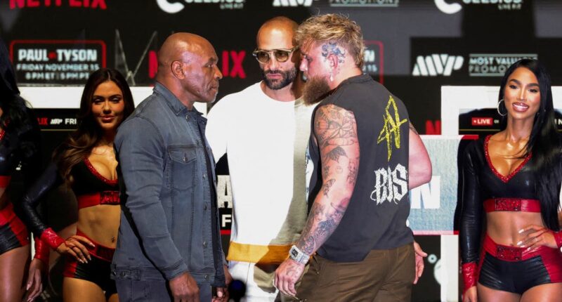 Paul vs Tyson LIVE: Weigh-in updates after Jake Paul makes outrageous bets and teases rival over old controversy