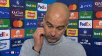 Pep Guardiola was left scratching his head - literally - after Man City's draw against Feyenoord