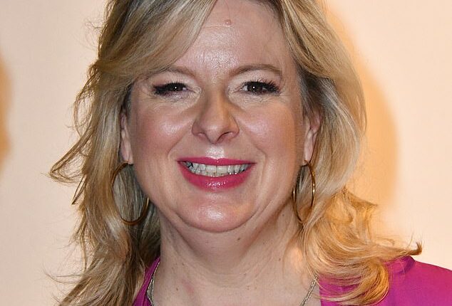 Allison Pearson (pictured) is accused of stirring up racial hatred in a post on social media in 2023