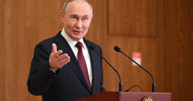 Vladimir Putin praised Donald Trump on Thursday as an experienced and intelligent politician, but does not believe he is safe after two assassination attempts. The Russian president signaled he was open to talks with the incoming commander-in-chief as he threatened to use 'all means of destruction' available if the West gives nuclear weapons to Ukraine.