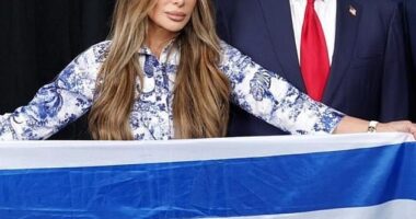 Siggy Flicker with Donald Trump. After meeting through his lawyer Alina Habba, the pair have become friends - with Flicker, the proud organizer of Jexit, regularly bending his ear about Jewish issues