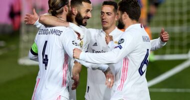 Real Madrid will reportedly not change their stance on resigning Sergio Ramos (left)