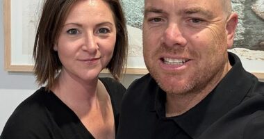 Graham Whitfield, pictured with wife Evelyn, walked into his trashed rental in 2021 and felt all was lost. Then he decided to do something about it and now he is a millionaire