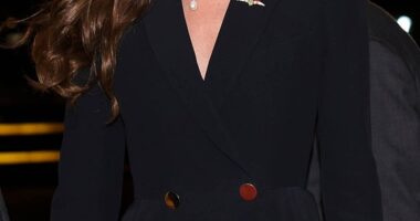 The Princess of Wales donned Princess Diana's engagement ring for the Festival of Remembrance at the Royal Albert Hall on Saturday night