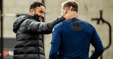 Ruben Amorim has met with some of his new Manchester United players at Carrington already
