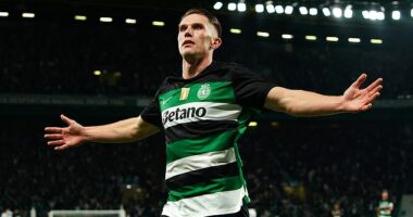 Viktor Gyokeres scored four times in Ruben Amorim's first game since being announced as the new Man United boss