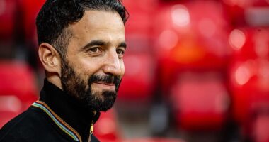 Ruben Amorim joined his Man United squad on November 11 after leaving Sporting Lisbon