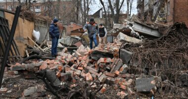 Russia-Ukraine war latest: 10 injured in Kharkiv attack as Putin’s forces launch mass drone assault