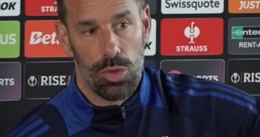 Ruud van Nistelrooy has revealed he has had no contact with incoming Manchester United boss Ruben Amorim