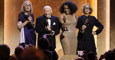 An eventful evening: This year, Angela Bassett, Mel Brooks, and Carol Littleton received Academy Honorary Awards while Michelle Satter was honored with the Jean Hersholt Humanitarian Award