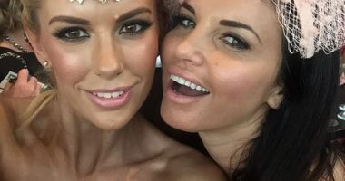 Troubled The Block star Suzi Taylor has made an explosive comeback to the limelight as she let loose during at an Oaks Day event on the Gold Coast on Thursday