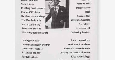 Nicky Haslam has revealed his list of 39 'common' things for 2024, imprinted on a tea towel being sold in Selfridges for £50