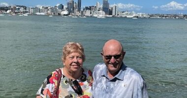 Jeff Gibb, 73, (pictured with wife Jan) was on his 20th cruise when he experienced a bout of illness at sea