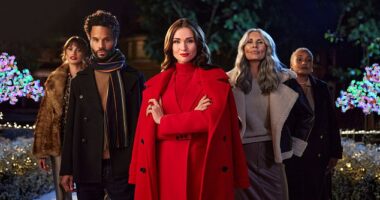 British retailer Freemans have enlisted the help of hitmaker Sophie Ellis-Bextor,(pictured in red) to be the face of this year's Christmas campaign.